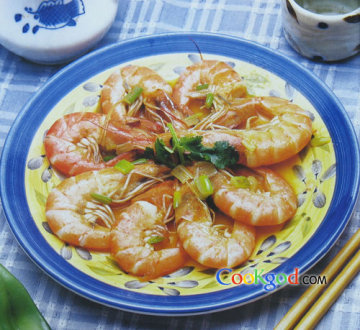 米酒海虾做法