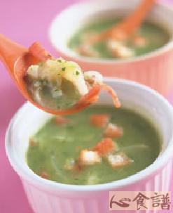 奶油菠菜浓汤做法