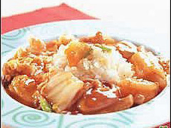 韩式泡菜烩饭做法