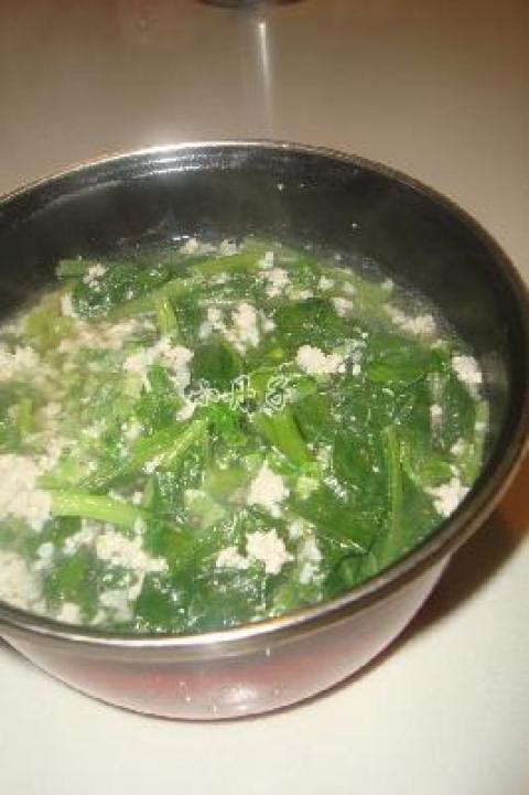 南方特色清汤--菠菜肉汤做法