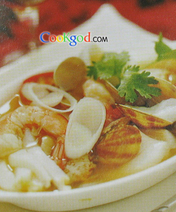 草菇海鲜汤做法