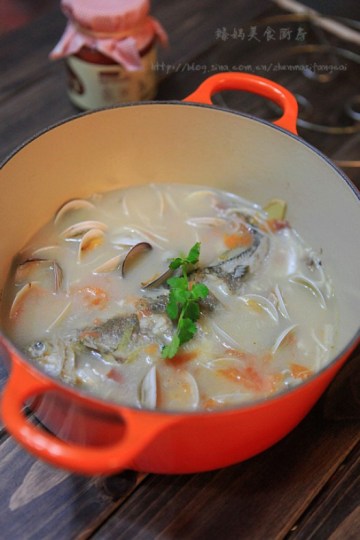 黄鱼蛤蜊浓汤做法