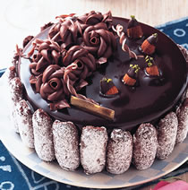 浓情巧克力蛋糕做法