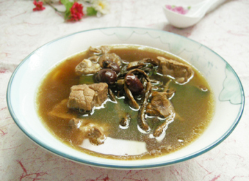 茶树菇排骨汤做法
