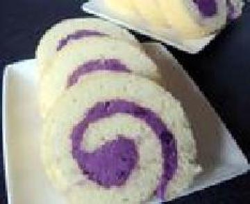 紫薯蛋糕卷做法