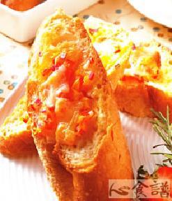 醋汁焗法式面包做法