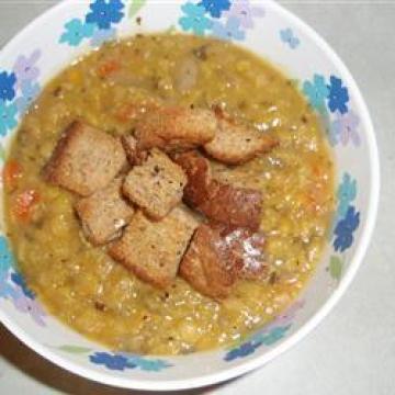 素食干豌豆汤做法