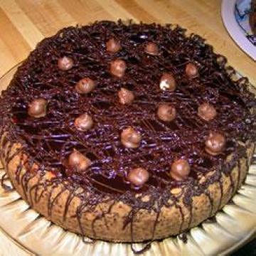 绝妙巧克力榛子芝士蛋糕做法