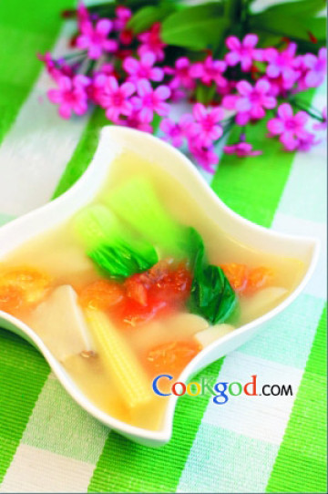 味噌豆腐蔬菜汤做法