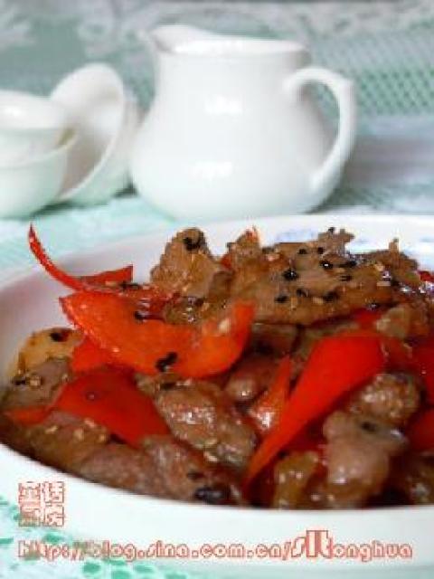 红椒炒肉做法