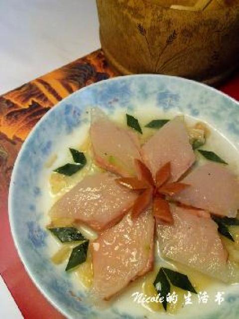 江南的淡雅 —— 火腿冬瓜夹做法