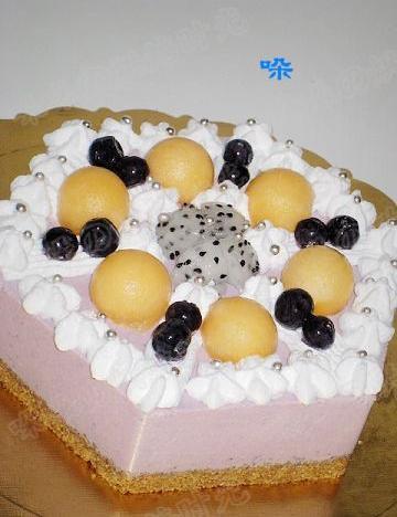 蓝莓冻芝士蛋糕做法