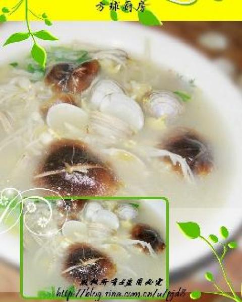 蛤蜊双菇汤做法