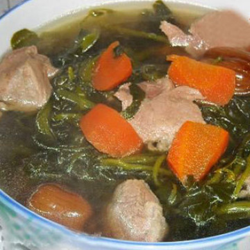 猪舌西洋菜汤做法