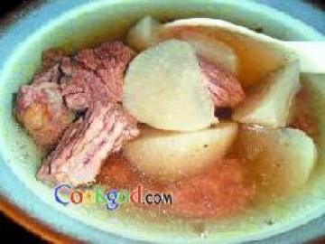 白萝卜苹果牛肉汤 做法