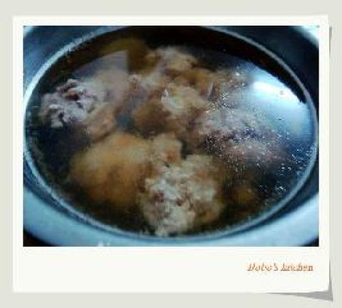 清蒸牛肉丸汤做法