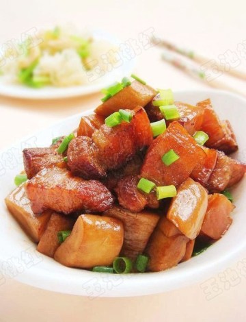 杏鲍菇红烧肉做法