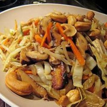 榨菜香菇炒菜丝做法