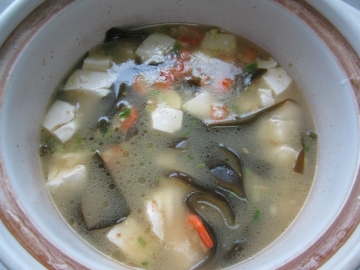 豆腐海带虾汤做法