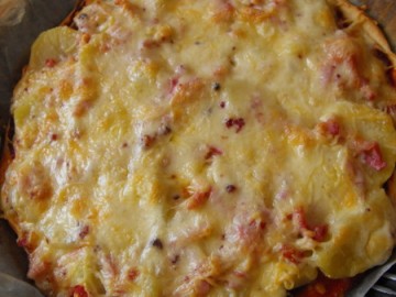 奶酪焗土豆洋葱做法