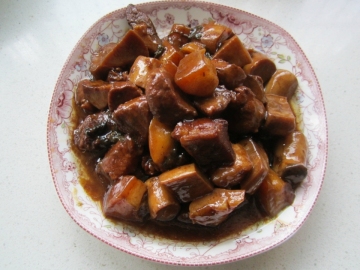 杏鲍菇烧肉做法