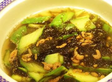 紫菜黄瓜虾皮汤做法