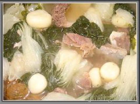 白菜马蹄猪骨汤做法