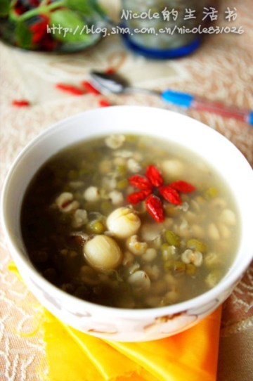 绿豆莲子薏米粥做法