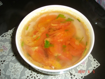 简单菜3：西红柿汤（健康菜系列16）做法