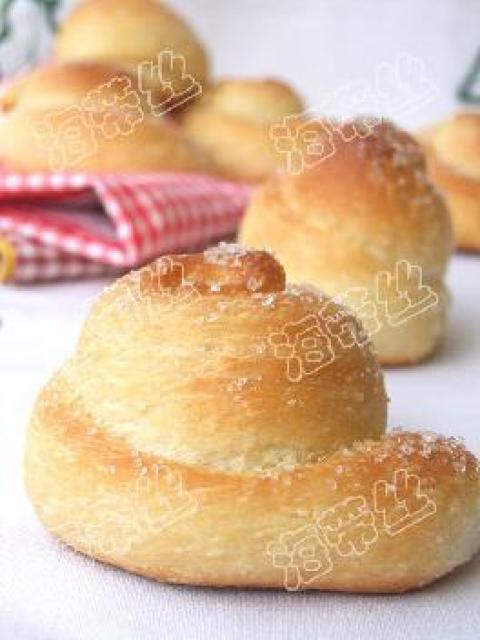 椰丝白糖小面包做法