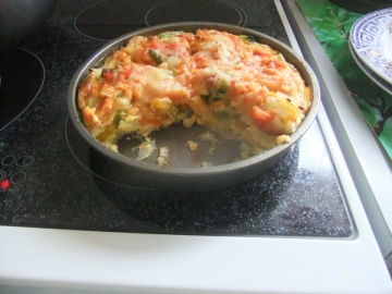 鸡肉蔬菜蛋饼(Frittata)做法