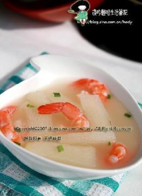 淮山玉米粒甜虾汤做法