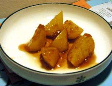 韩国小菜----甜土豆做法