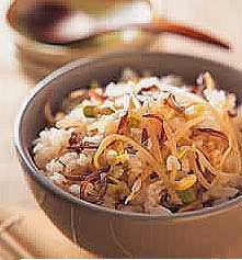 黄豆芽炒米饭做法