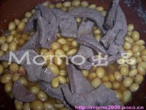 黄豆炖猪肝做法