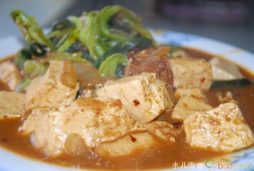 酱豆腐烩油菜做法