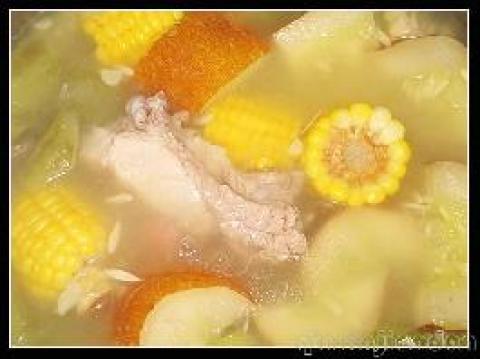 老黄瓜玉米排骨汤做法