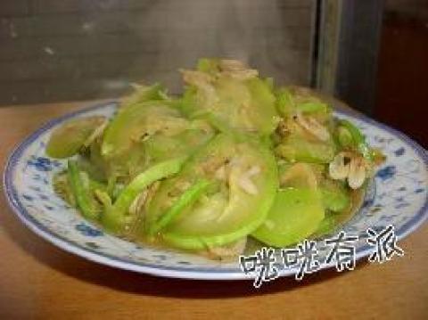 虾米皮炒角瓜做法