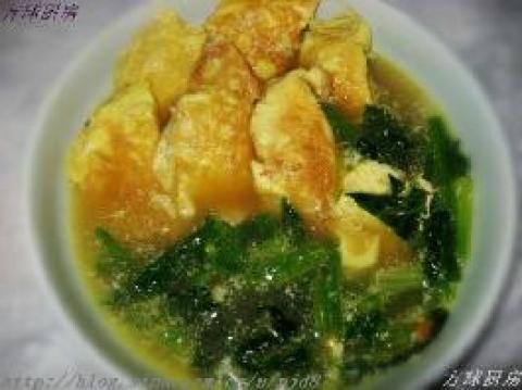 蛋饺菠菜汤做法
