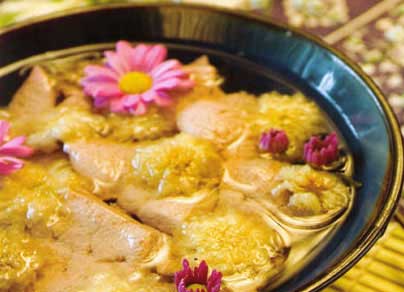 菊花猪肝汤做法