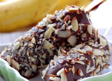 香蕉巧克力冰棍 做法