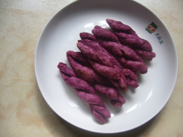 紫薯麻花做法