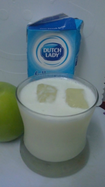 苹果珍珠鲜奶汁做法