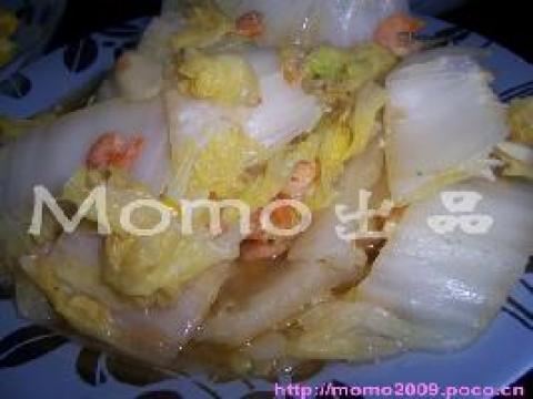 虾米炒大白菜做法
