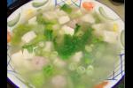 小吃 豆腐菇笋圆子汤