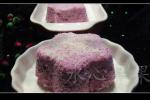 小吃 紫薯松糕