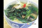 小吃 菠菜猪肝汤