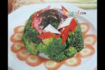 小吃 蟹肉炝西兰花