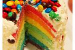 小吃 彩虹蛋糕