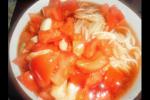 小吃 番茄甜汤面